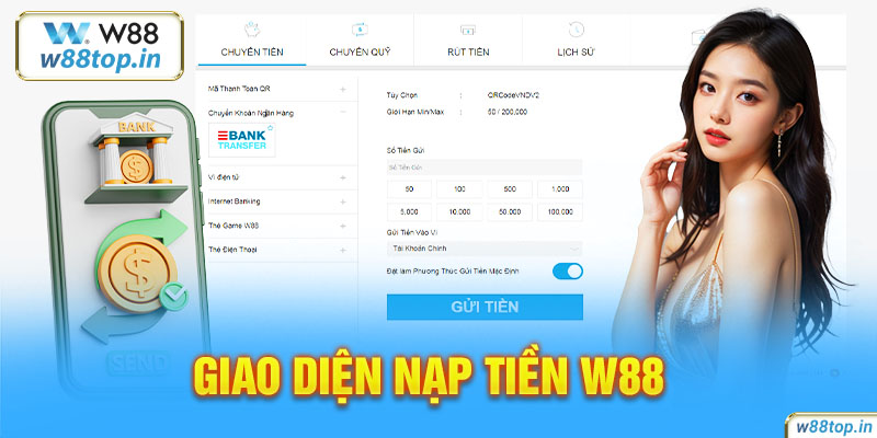 Chỉ dẫn 3 bước đơn giản giúp người chơi tạo vốn W88 thành công tức thì